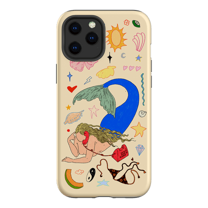 Mermaid Salad Cream Printed Phone Cases iPhone 12 Pro Max / Armoured by Easty Beasty - The Dairy
