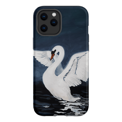 Midnight Swan Printed Phone Cases iPhone 12 Pro Max / Armoured by Lisa Hu - The Dairy
