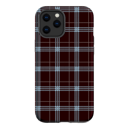 Mocha Plaid Printed Phone Cases iPhone 12 Pro Max / Armoured by The Dairy - The Dairy