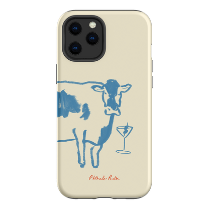 Mootini Blue Printed Phone Cases iPhone 12 Pro Max / Armoured by Phthalo Ruth - The Dairy