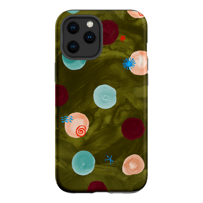 Olive Spot Printed Phone Cases iPhone 12 Pro Max / Armoured by Charlie Taylor - The Dairy