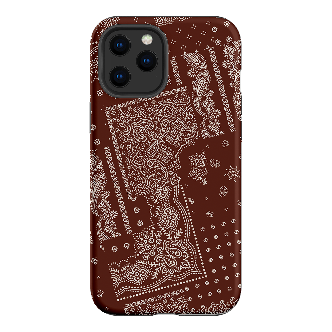 Paisley Cinnamon Printed Phone Cases iPhone 12 Pro Max / Armoured by The Dairy - The Dairy