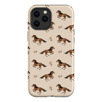 Running Horse Printed Phone Cases iPhone 12 Pro Max / Armoured by Kasiags Art - The Dairy