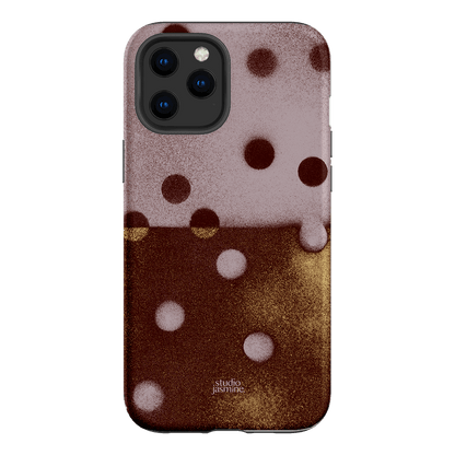 Rust Polka Dot Printed Phone Cases iPhone 12 Pro Max / Armoured by Jasmine Dowling - The Dairy