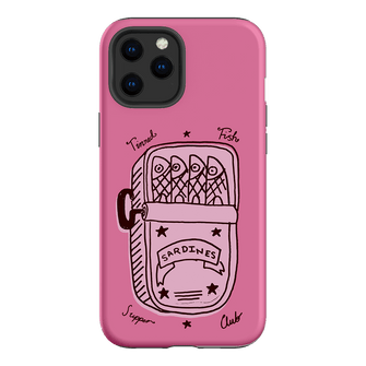 Sardine Social Pink Printed Phone Cases iPhone 12 Pro Max / Armoured by The Dairy - The Dairy