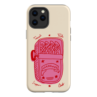 Sardine Social Red Printed Phone Cases iPhone 12 Pro Max / Armoured by The Dairy - The Dairy