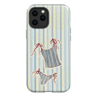 Stripe Tankini Printed Phone Cases iPhone 12 Pro Max / Armoured by Kayla Carr - The Dairy