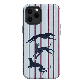 Stripey Hounds Printed Phone Cases iPhone 12 Pro Max / Armoured by Lisa Hu - The Dairy