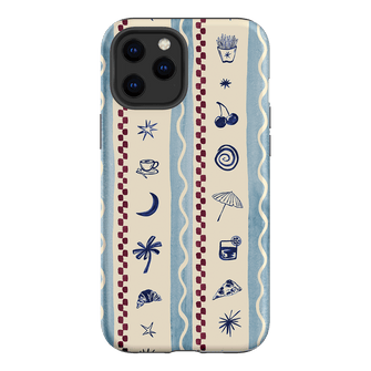 Summer Snacks Blue Printed Phone Cases iPhone 12 Pro Max / Armoured by Charlie Taylor - The Dairy
