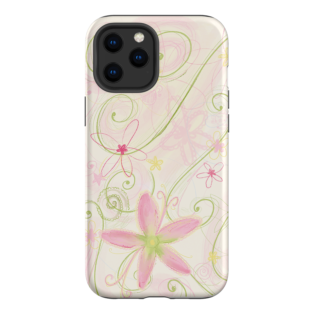 Swirl Pink Printed Phone Cases iPhone 12 Pro Max / Armoured by Kayla Carr - The Dairy