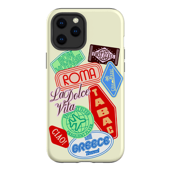 Well Travelled Printed Phone Cases iPhone 12 Pro Max / Armoured by The Dairy - The Dairy