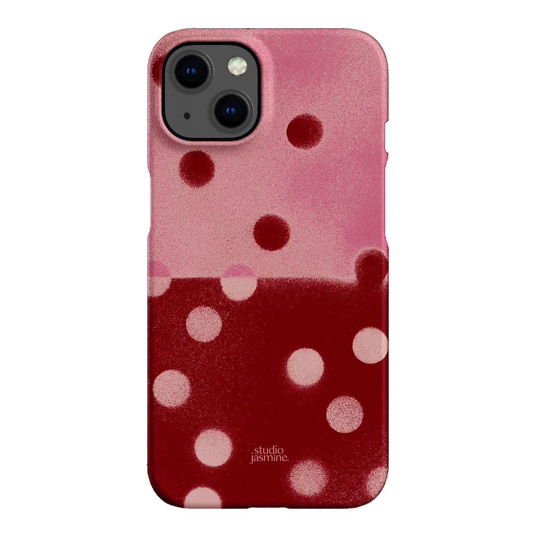 Cherry Polka Dot Printed Phone Cases iPhone 13 / Snap by Jasmine Dowling - The Dairy