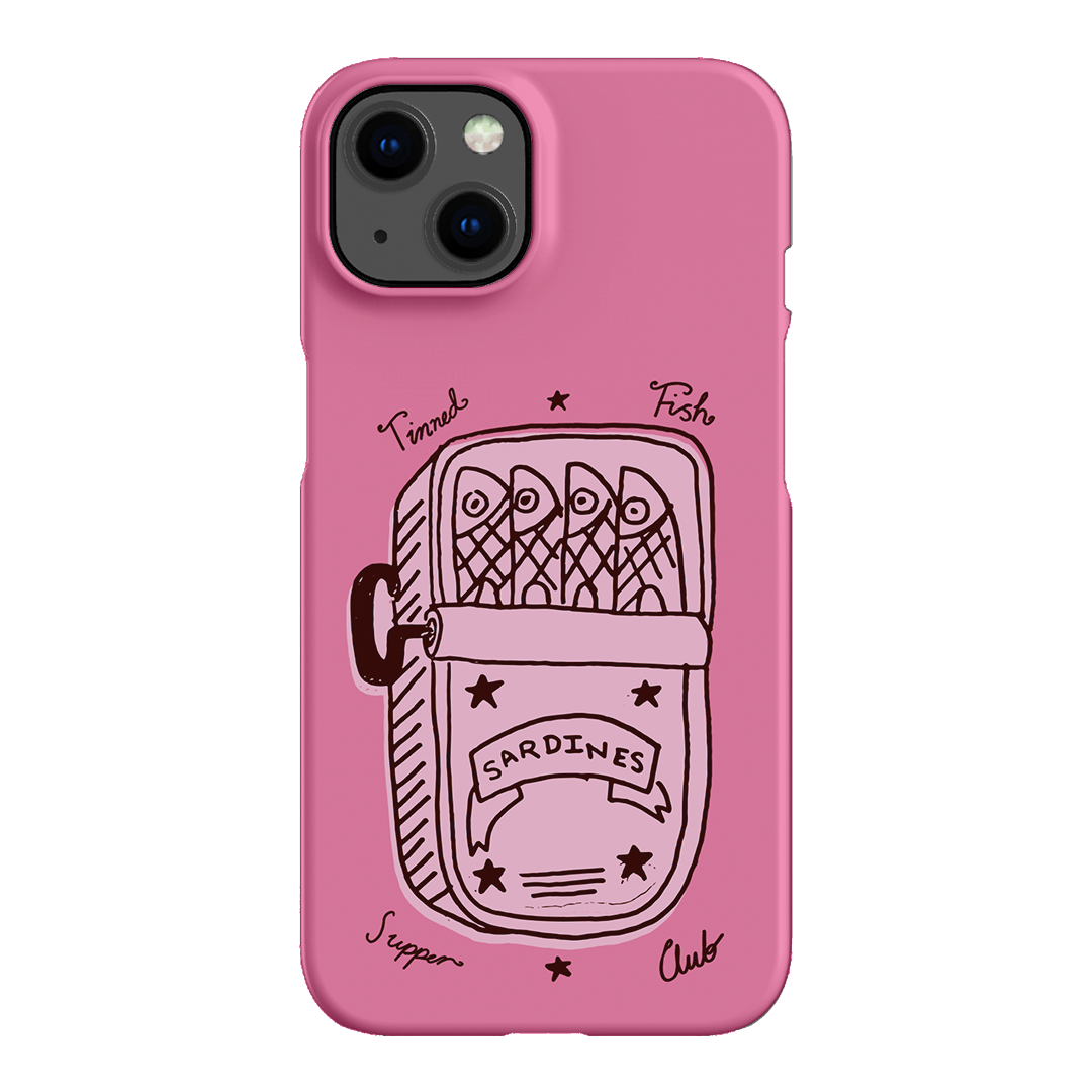 Sardine Social Pink Printed Phone Cases iPhone 13 / Snap by The Dairy - The Dairy