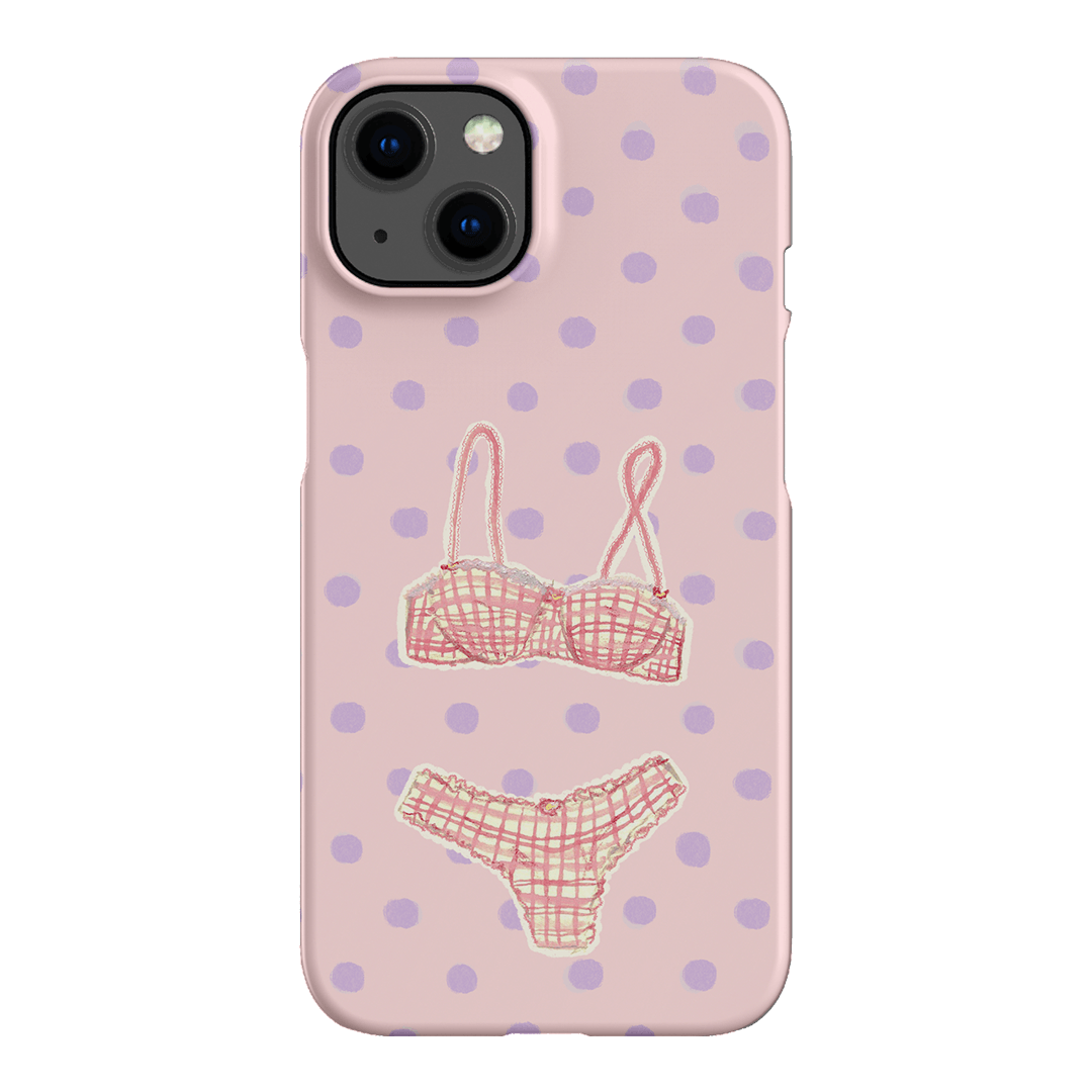 Vintage Gingham Printed Phone Cases iPhone 13 / Snap by Kayla Carr - The Dairy