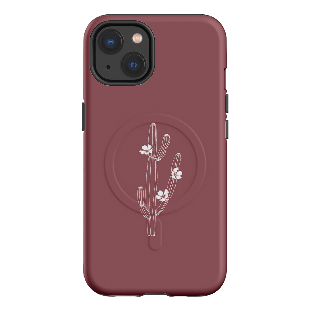 Cactus Flower Printed Phone Cases iPhone 13 / Armoured MagSafe by Typoflora - The Dairy
