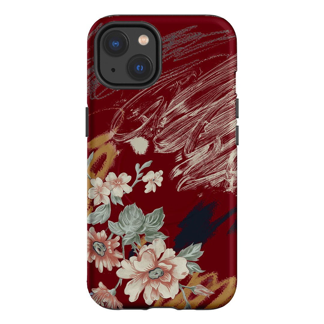 Love Floral Printed Phone Cases iPhone 13 / Armoured MagSafe by Desmond & Dempsey - The Dairy
