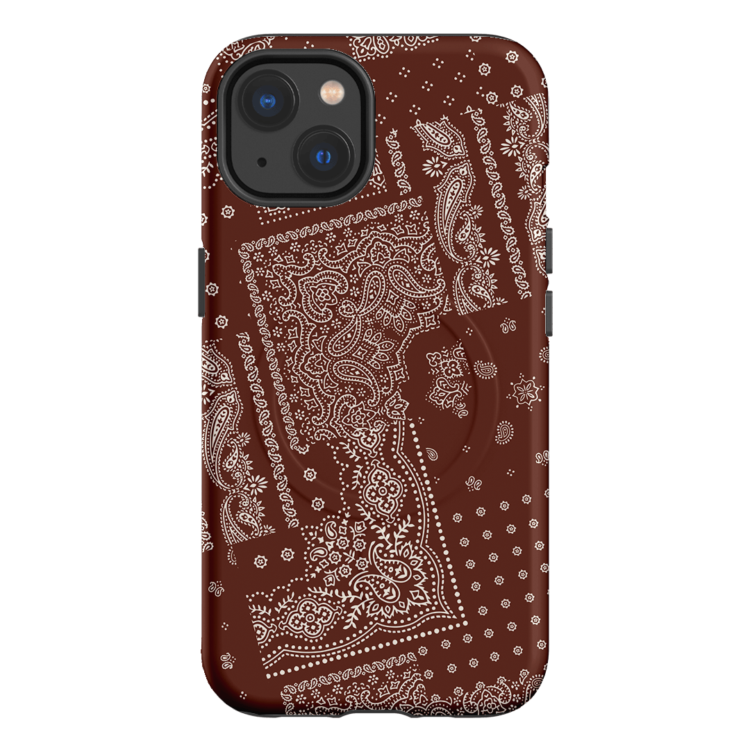 Paisley Cinnamon Printed Phone Cases iPhone 13 / Armoured MagSafe by The Dairy - The Dairy