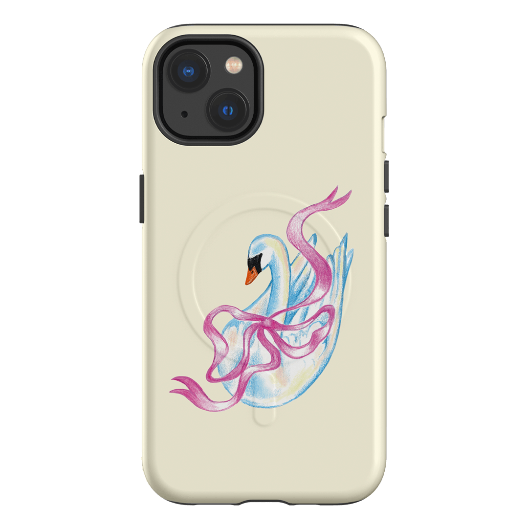 Satin Swan Printed Phone Cases iPhone 13 / Armoured MagSafe by Femke Studio - The Dairy