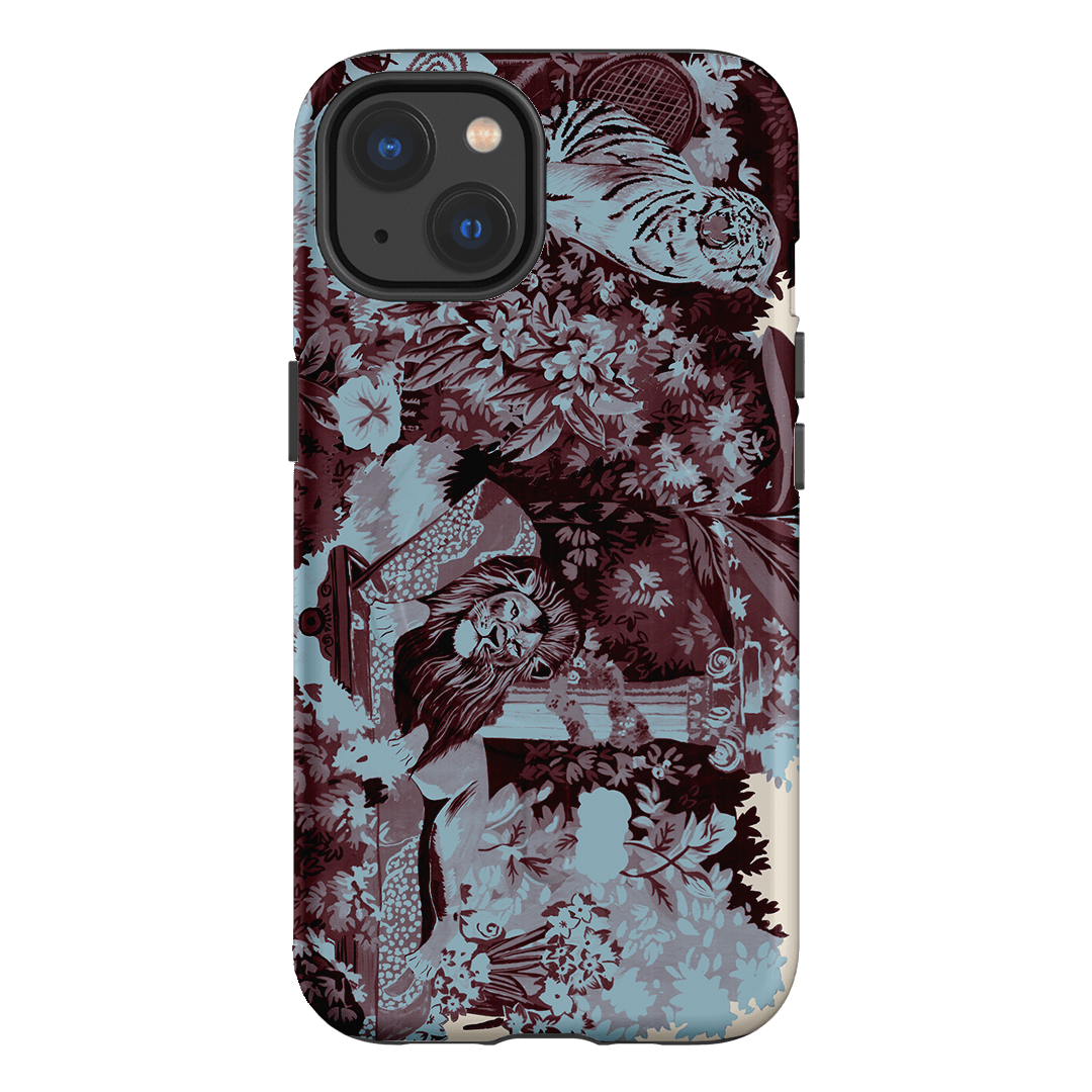 Tippi Blue Printed Phone Cases iPhone 13 / Armoured MagSafe by Desmond & Dempsey - The Dairy