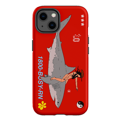 1800-Busy Rn in Red Printed Phone Cases iPhone 13 / Armoured by Easty Beasty - The Dairy