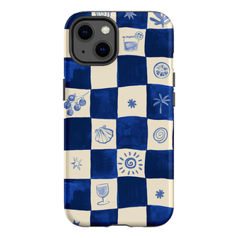 Afternoon Mezze Azure Printed Phone Cases iPhone 13 / Armoured by Charlie Taylor - The Dairy