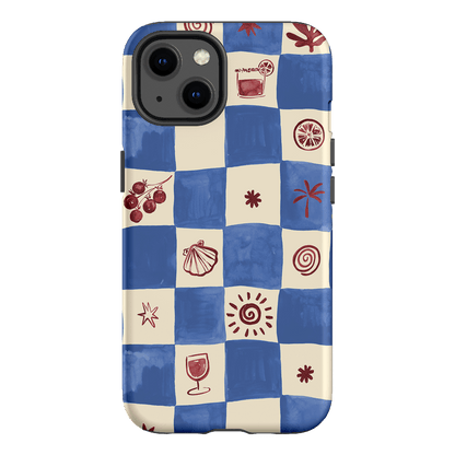 Afternoon Mezze Cornflower Printed Phone Cases iPhone 13 / Armoured by Charlie Taylor - The Dairy