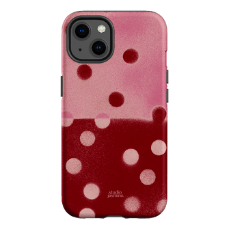 Cherry Polka Dot Printed Phone Cases iPhone 13 / Armoured by Jasmine Dowling - The Dairy
