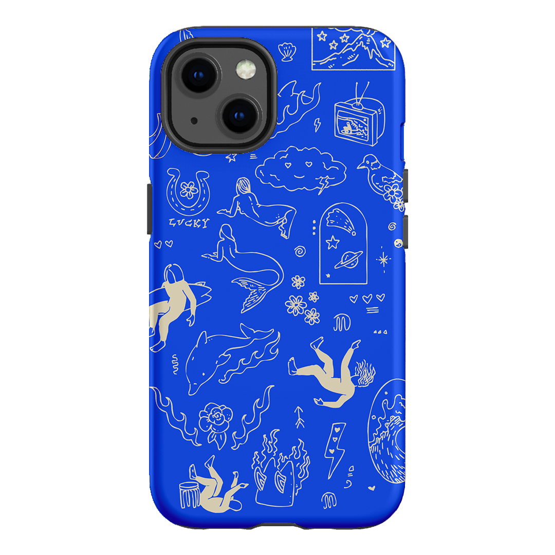 Easty Flash Blue Printed Phone Cases iPhone 13 / Armoured by Easty Beasty - The Dairy