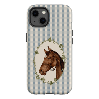 Gingham Horse Printed Phone Cases iPhone 13 / Armoured by Kasiags Art - The Dairy