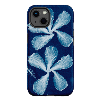 Hibiscus Cyanotype Printed Phone Cases iPhone 13 / Armoured by Sally Hungerford - The Dairy