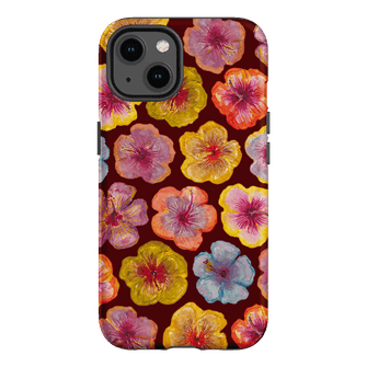 Hibiscus Holiday Rouge Printed Phone Cases iPhone 13 / Armoured by BG. Studio - The Dairy