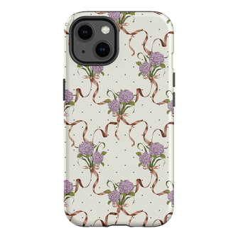 Hydrangea Ribbon Printed Phone Cases iPhone 13 / Armoured by Veronica Tucker - The Dairy