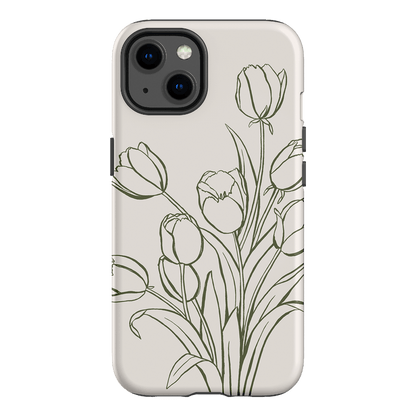 Inked Tulips Printed Phone Cases iPhone 13 / Armoured by Typoflora - The Dairy