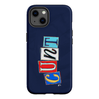 Lil Cnts Blue Printed Phone Cases iPhone 13 / Armoured by Margarbs Art - The Dairy