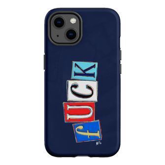 Lil Fcks Blue Printed Phone Cases iPhone 13 / Armoured by Margarbs Art - The Dairy