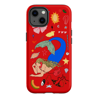 Mermaid Salad Scarlet Printed Phone Cases iPhone 13 / Armoured by Easty Beasty - The Dairy