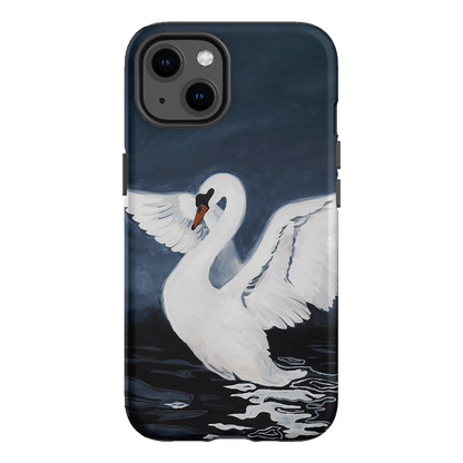 Midnight Swan Printed Phone Cases iPhone 13 / Armoured by Lisa Hu - The Dairy