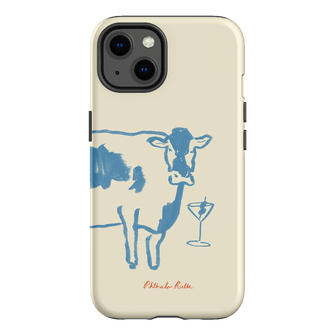 Mootini Blue Printed Phone Cases iPhone 13 / Armoured by Phthalo Ruth - The Dairy