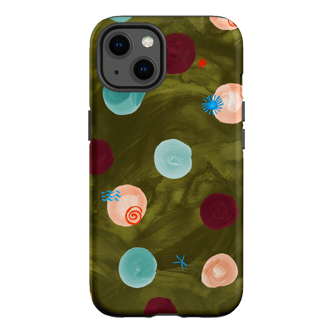 Olive Spot Printed Phone Cases iPhone 13 / Armoured by Charlie Taylor - The Dairy