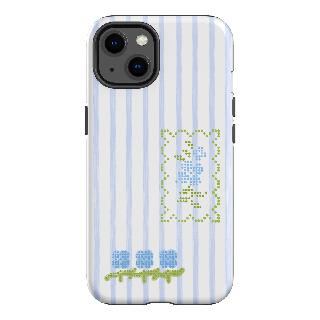 Patchwork Blue Printed Phone Cases iPhone 13 / Armoured by Kayla Carr - The Dairy