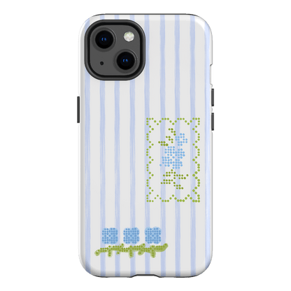 Patchwork Blue Printed Phone Cases iPhone 13 / Armoured by Kayla Carr - The Dairy