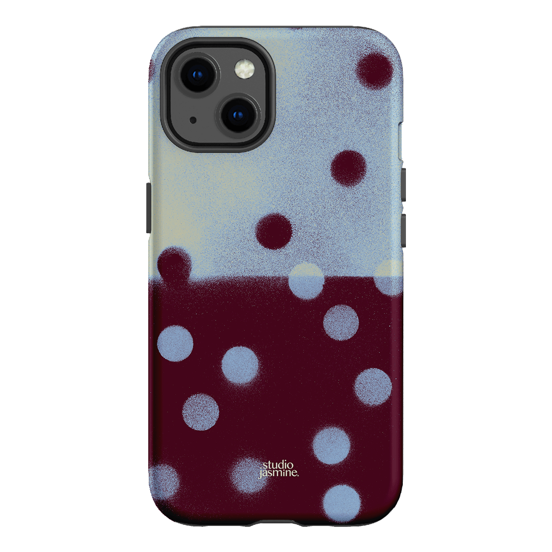 Plum Polka Dot
