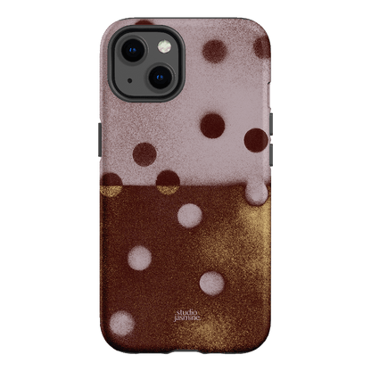 Rust Polka Dot Printed Phone Cases iPhone 13 / Armoured by Jasmine Dowling - The Dairy