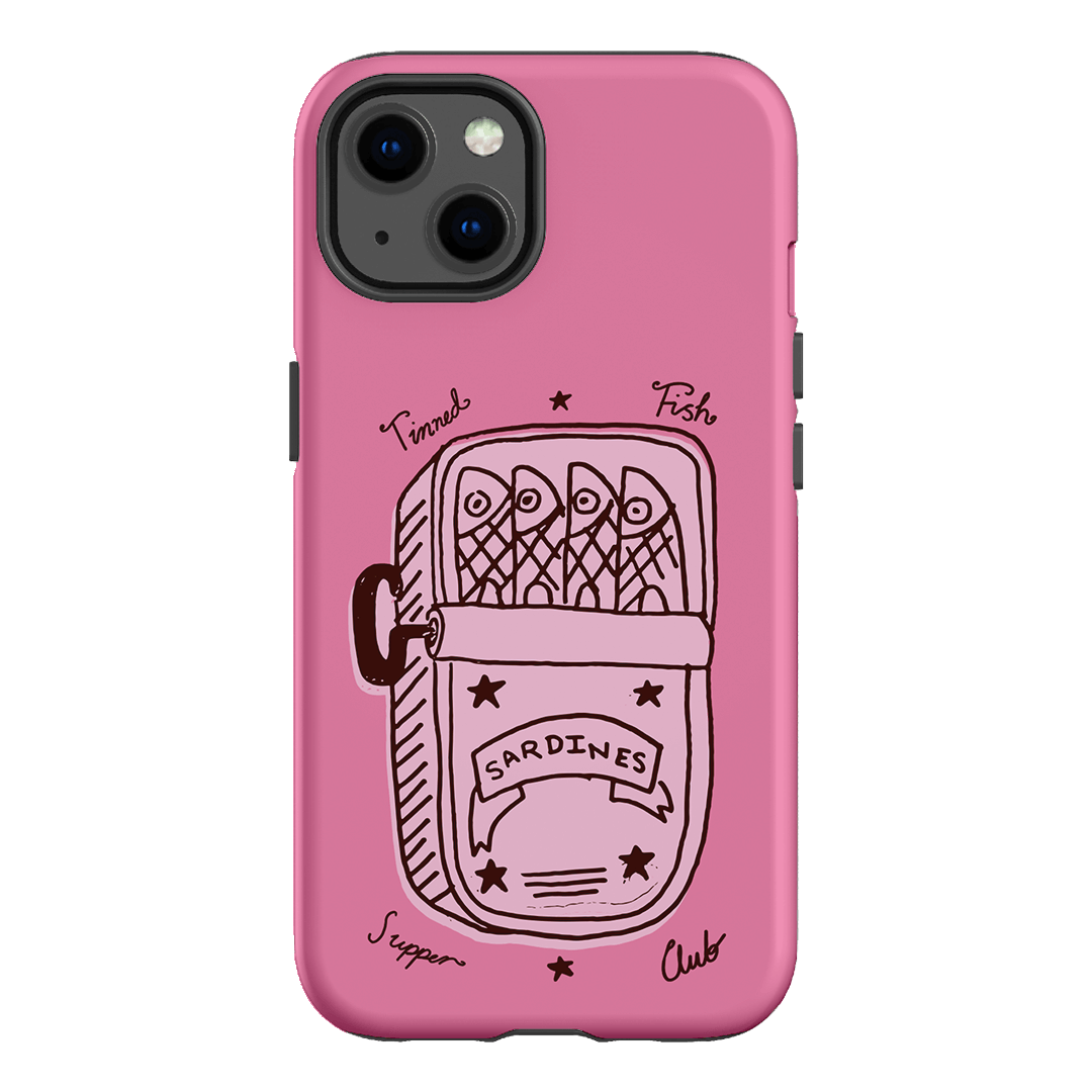 Sardine Social Pink Printed Phone Cases iPhone 13 / Armoured by The Dairy - The Dairy