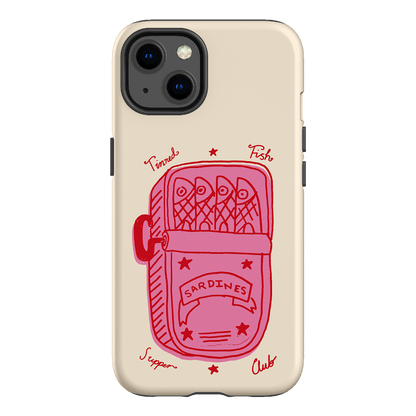 Sardine Social Red Printed Phone Cases iPhone 13 / Armoured by The Dairy - The Dairy