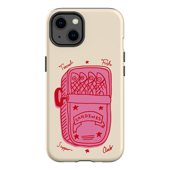 Sardine Social Red Printed Phone Cases iPhone 13 / Armoured by The Dairy - The Dairy