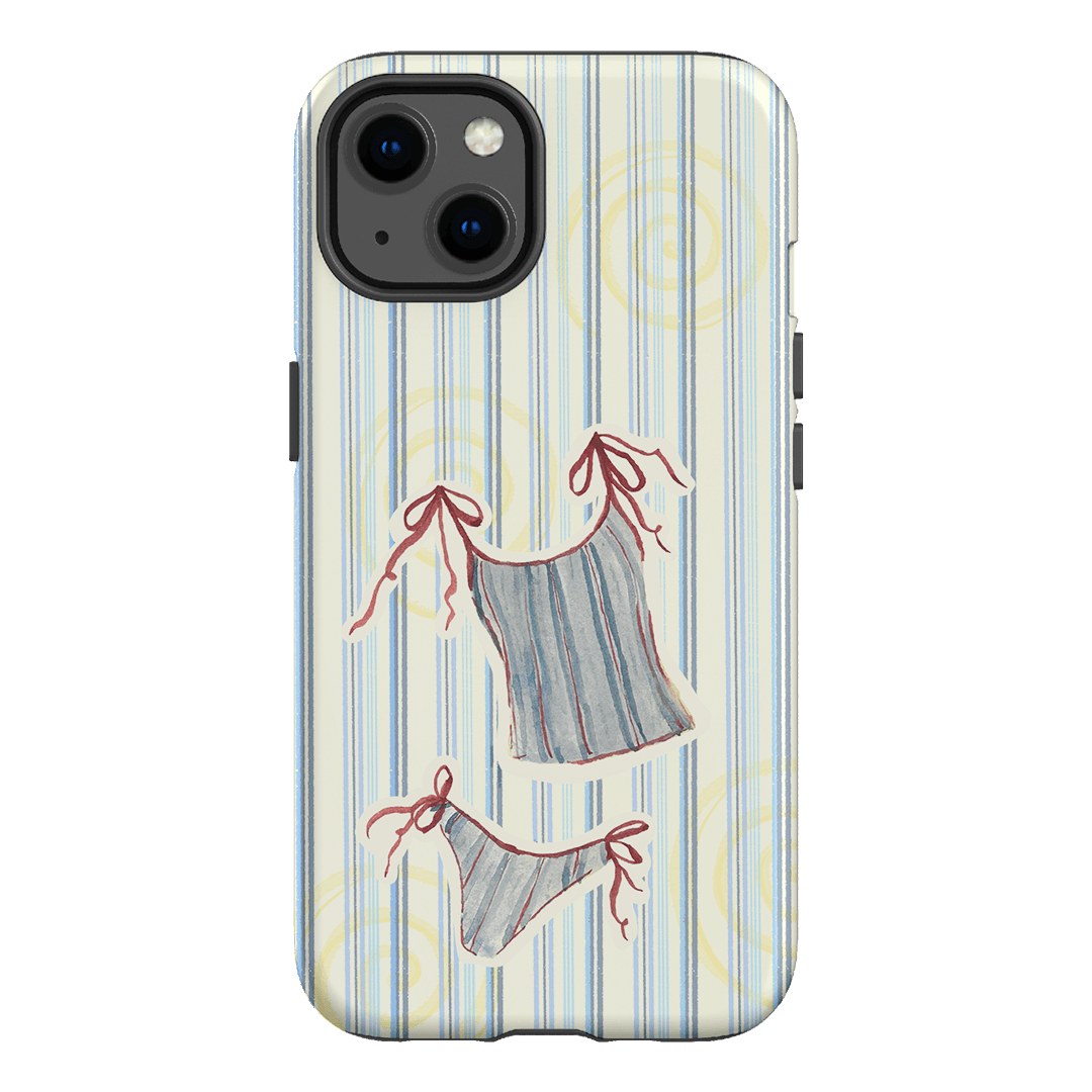 Stripe Tankini Printed Phone Cases iPhone 13 / Armoured by Kayla Carr - The Dairy