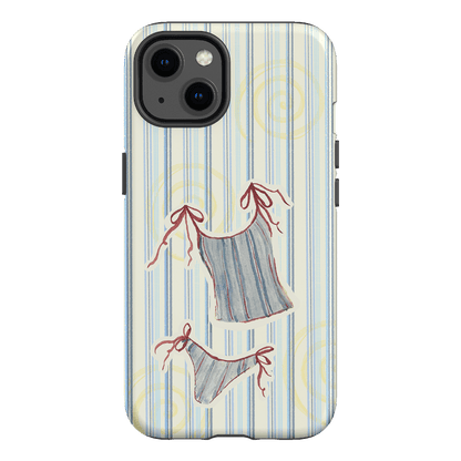 Stripe Tankini Printed Phone Cases iPhone 13 / Armoured by Kayla Carr - The Dairy