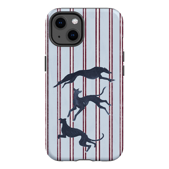 Stripey Hounds Printed Phone Cases iPhone 13 / Armoured by Lisa Hu - The Dairy