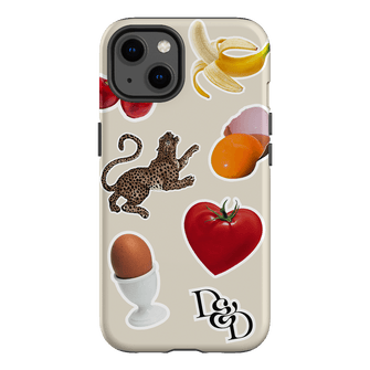 Sunday Stickers Cream Printed Phone Cases iPhone 13 / Armoured by Desmond & Dempsey - The Dairy